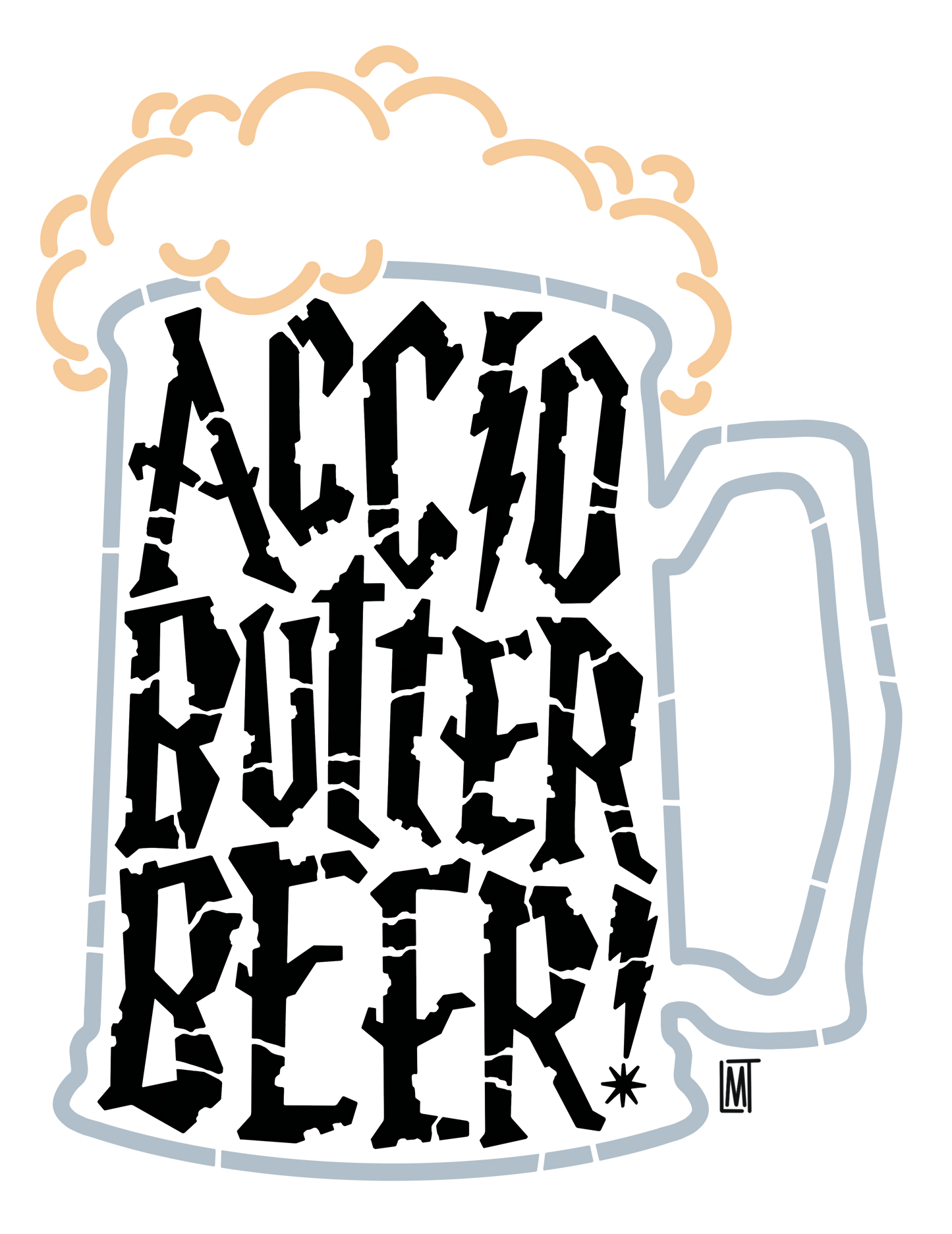 Accio Butterbeer Sticker - 2.5"