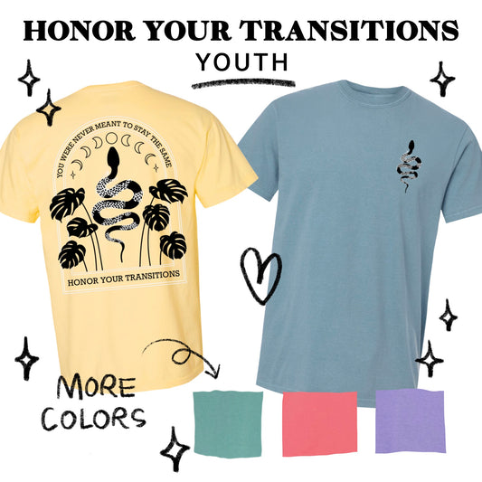 Snake - Honor Your Transitions Youth T-Shirt