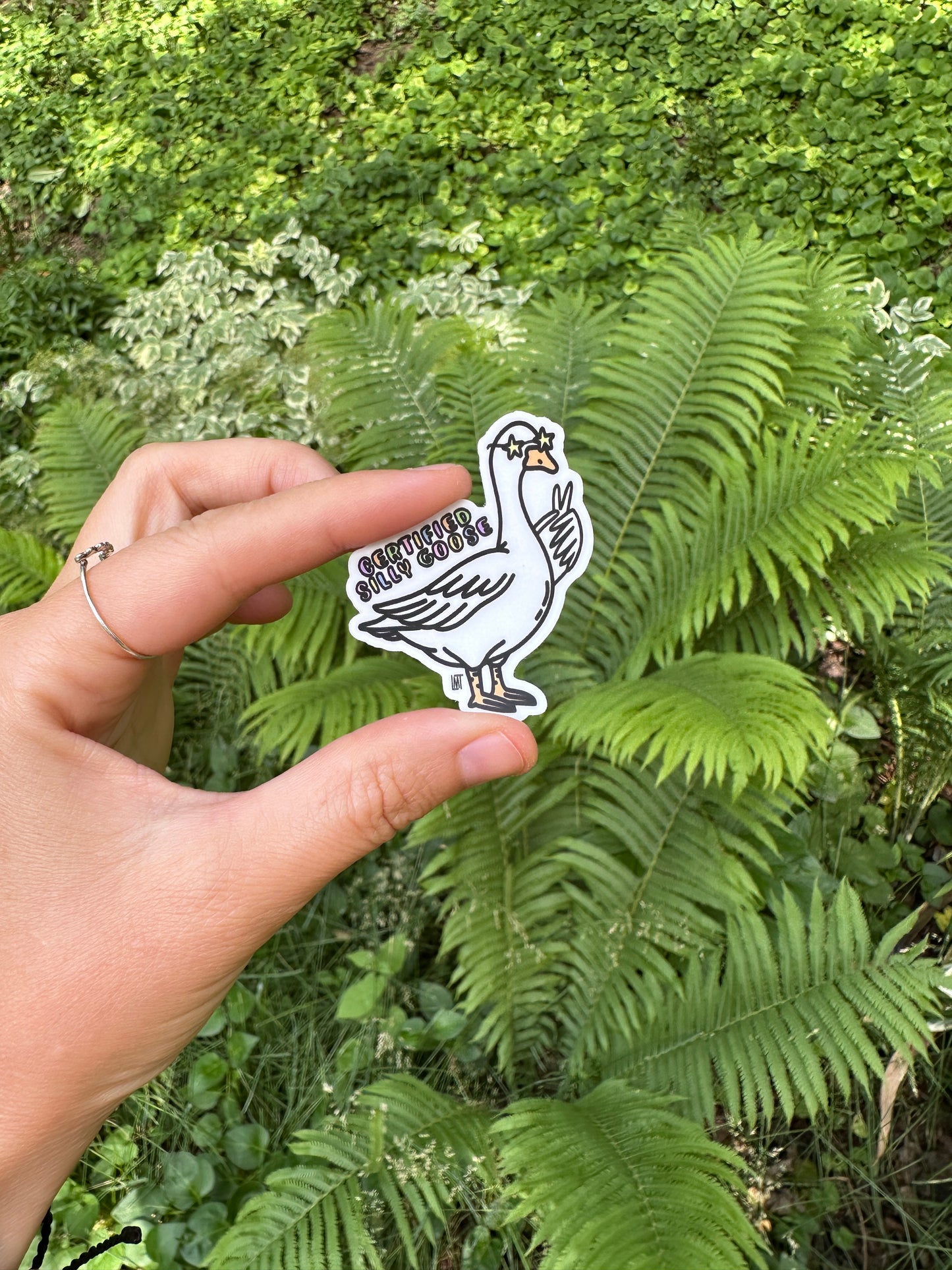 Silly Goose Sticker - 2”