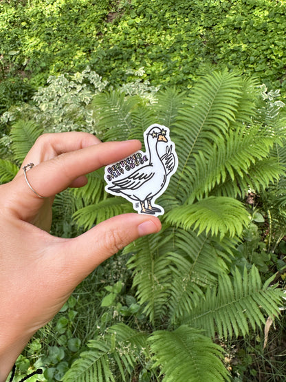 Silly Goose Sticker - 2”