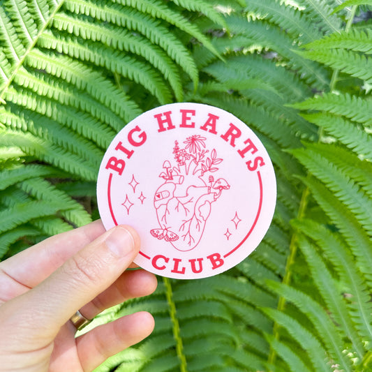 Big Hearts Club Sticker