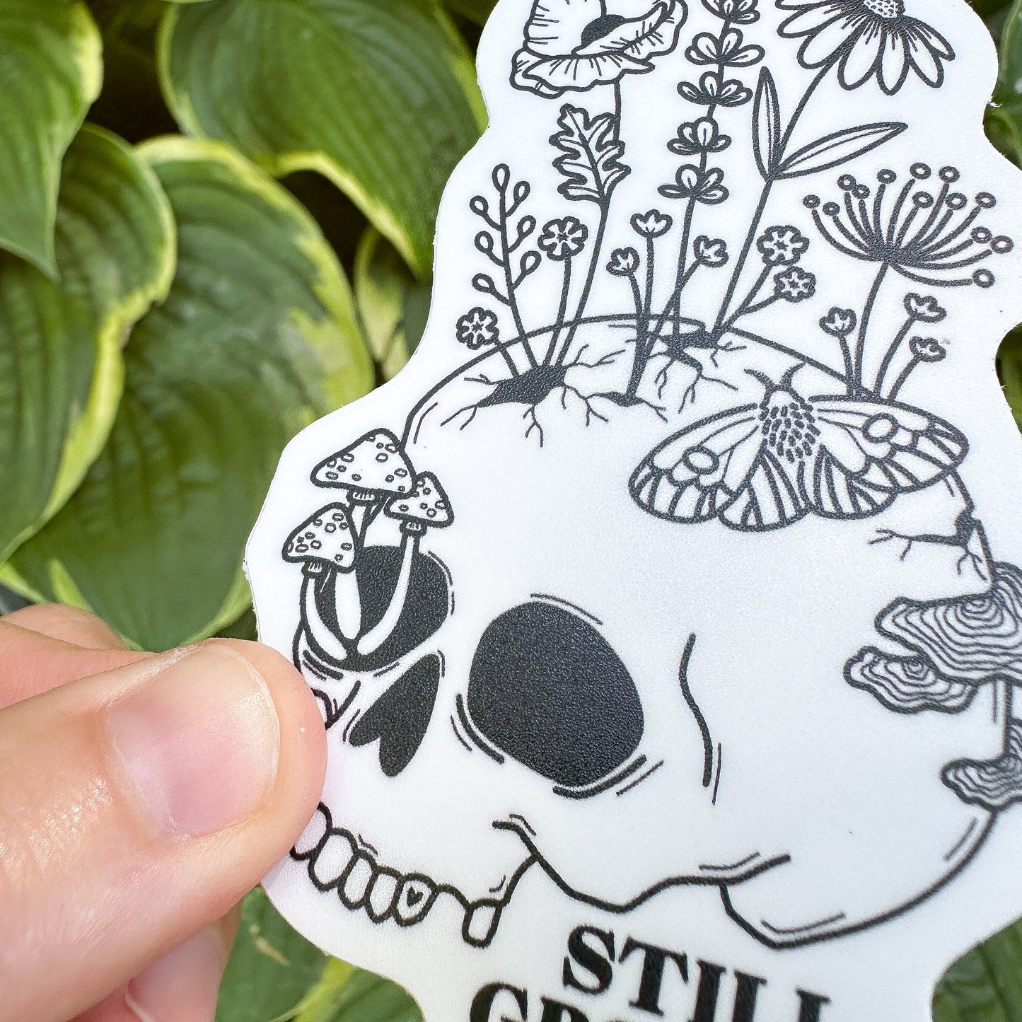 Still Growing Sticker