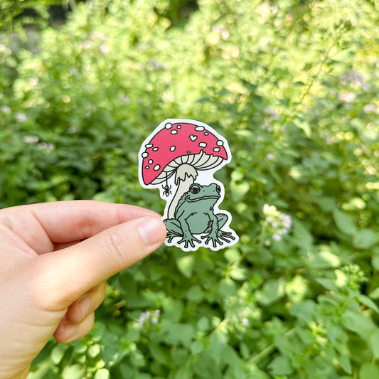 Mushroom Toad Sticker