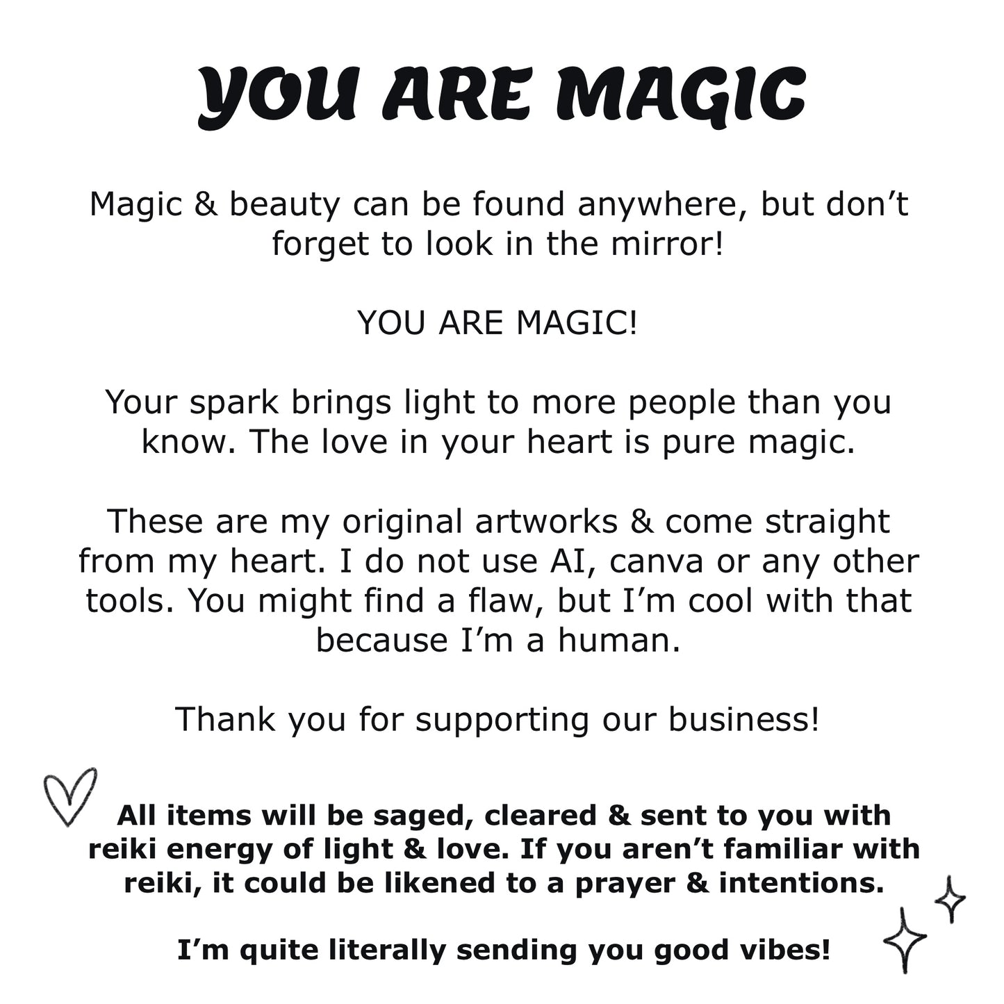 You are Magic Adult T-Shirt (Unisex)